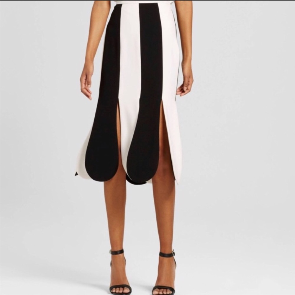 Victoria for target scalloped midi skirt
